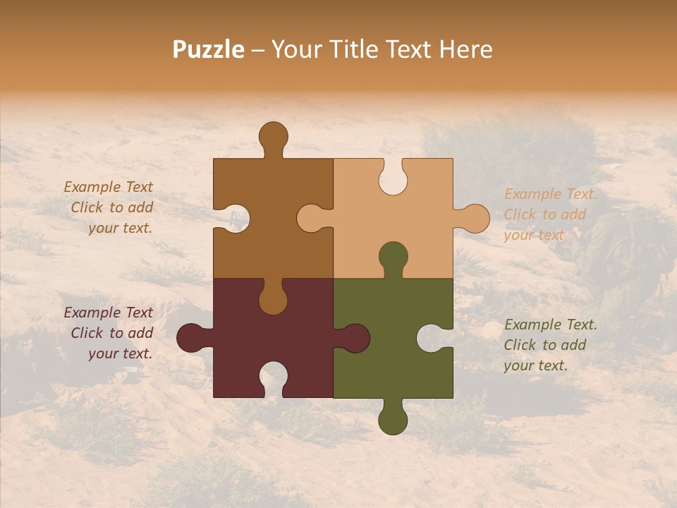 Arab Injure East PowerPoint Template