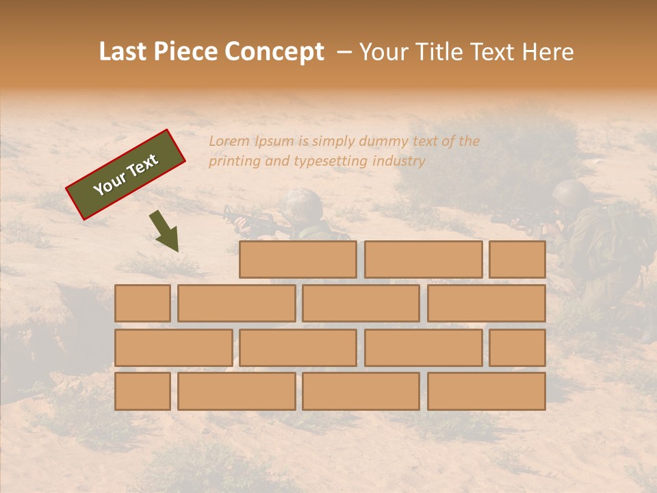 Arab Injure East PowerPoint Template