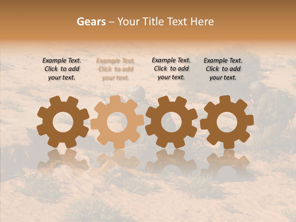 Arab Injure East PowerPoint Template