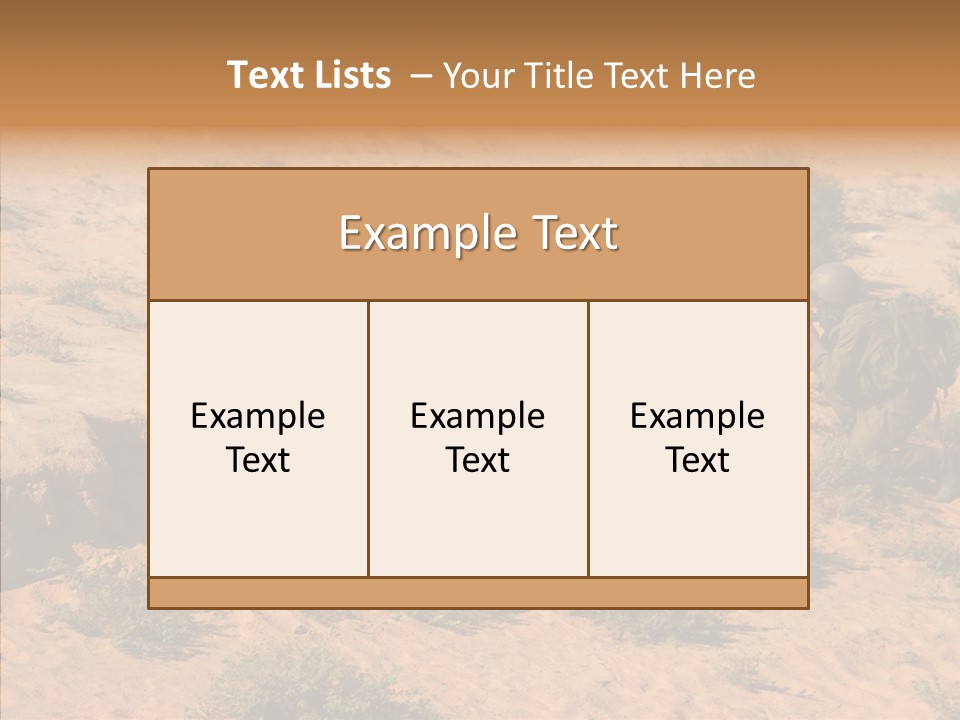 Arab Injure East PowerPoint Template