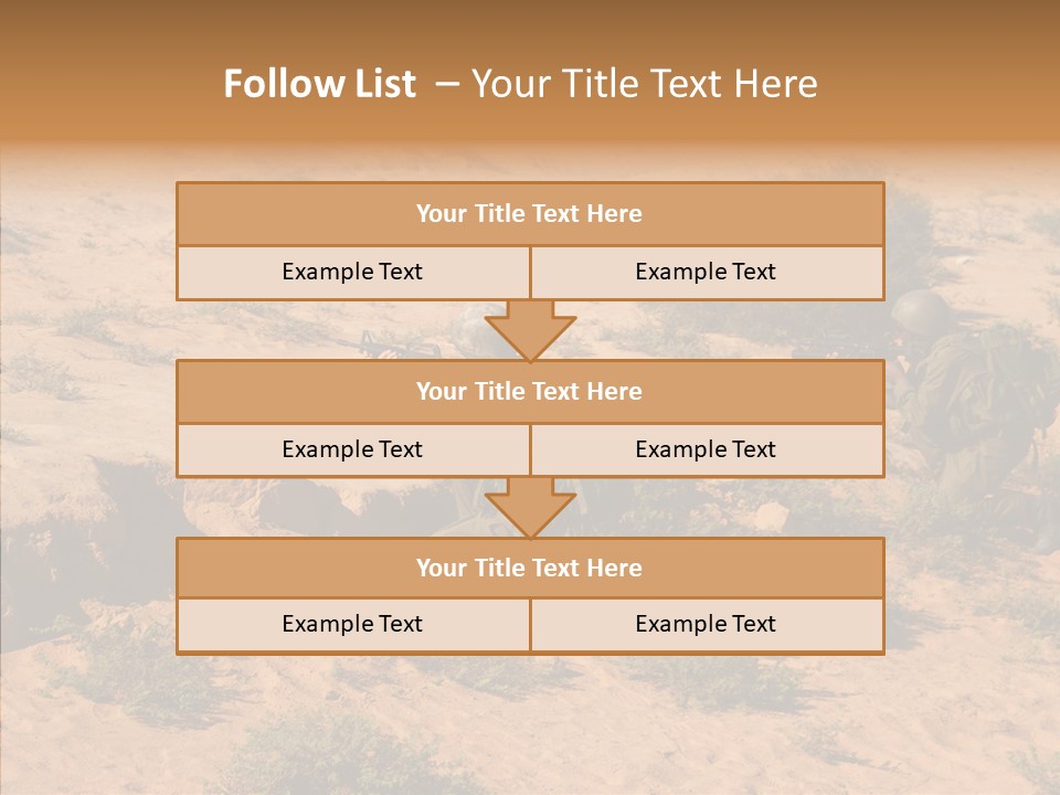 Arab Injure East PowerPoint Template