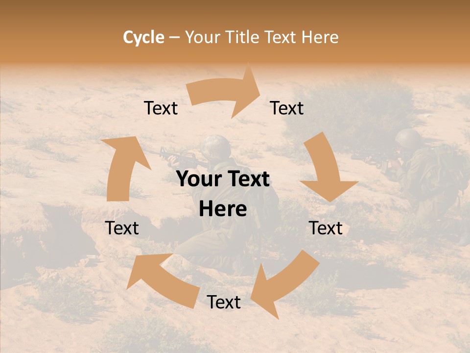 Arab Injure East PowerPoint Template