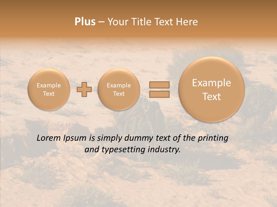 Arab Injure East PowerPoint Template
