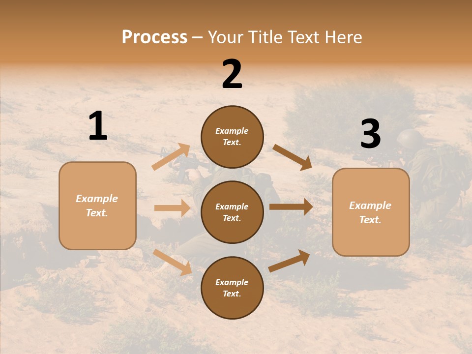 Arab Injure East PowerPoint Template