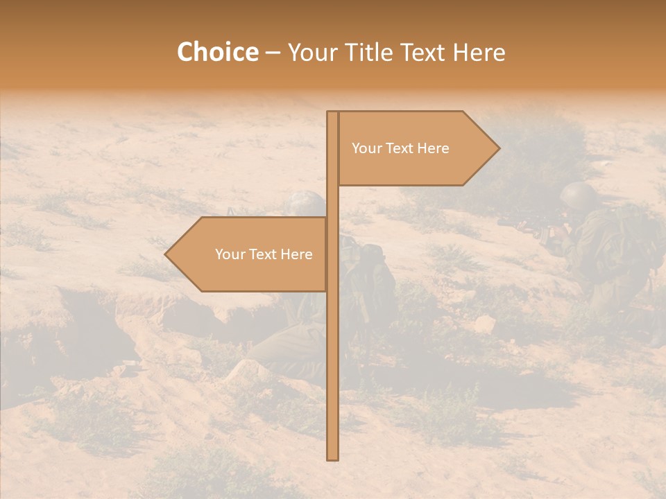 Arab Injure East PowerPoint Template
