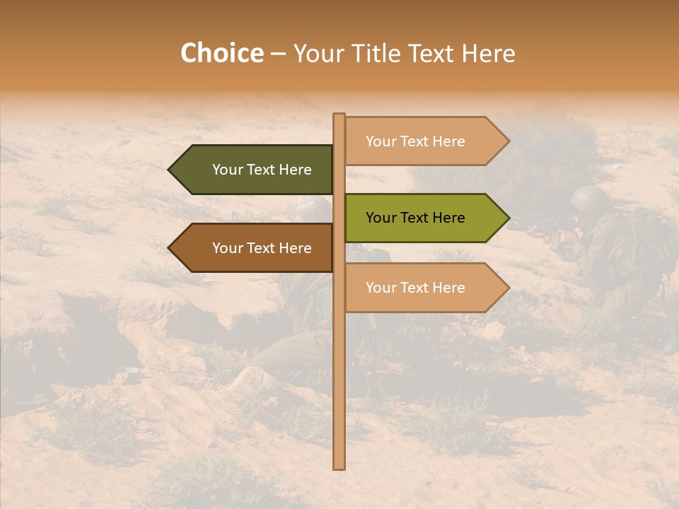 Arab Injure East PowerPoint Template