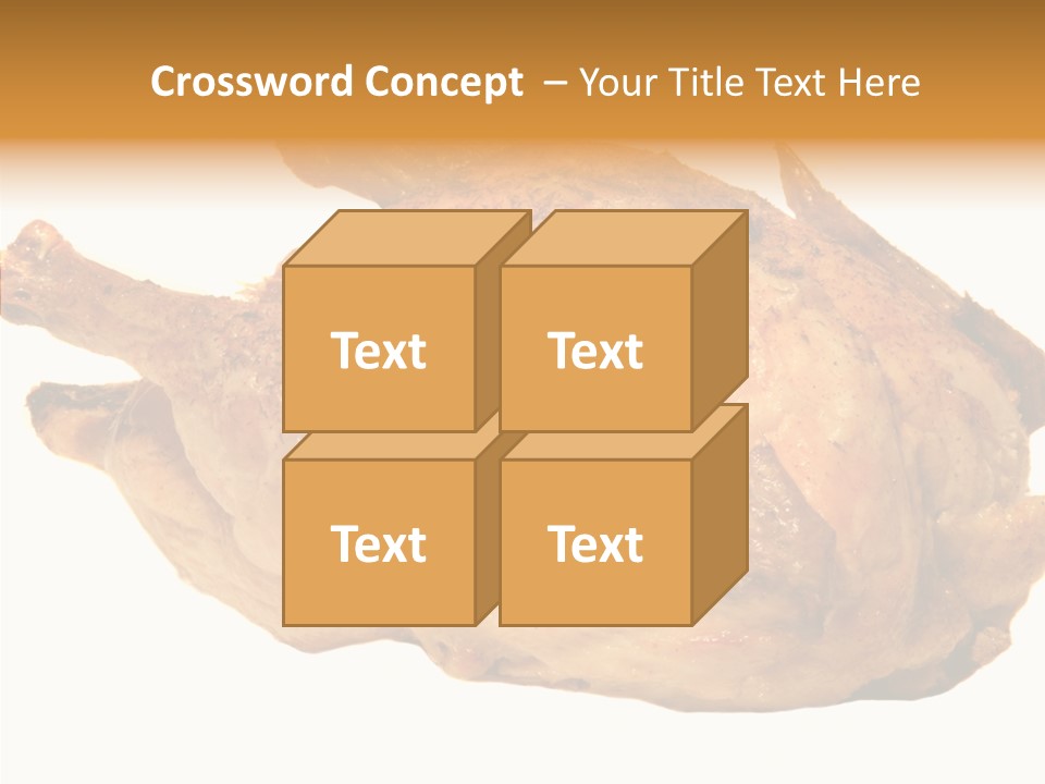 Meat Picnic Isolated PowerPoint Template