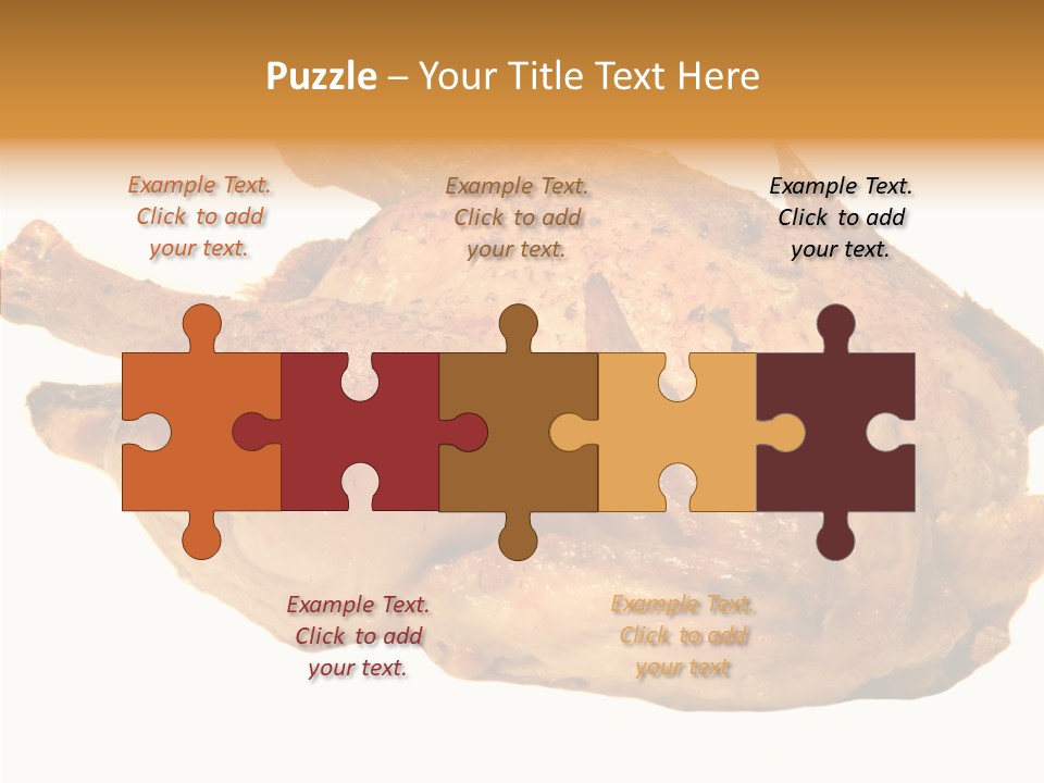 Meat Picnic Isolated PowerPoint Template