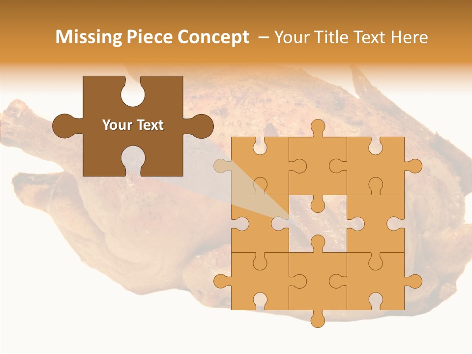 Meat Picnic Isolated PowerPoint Template