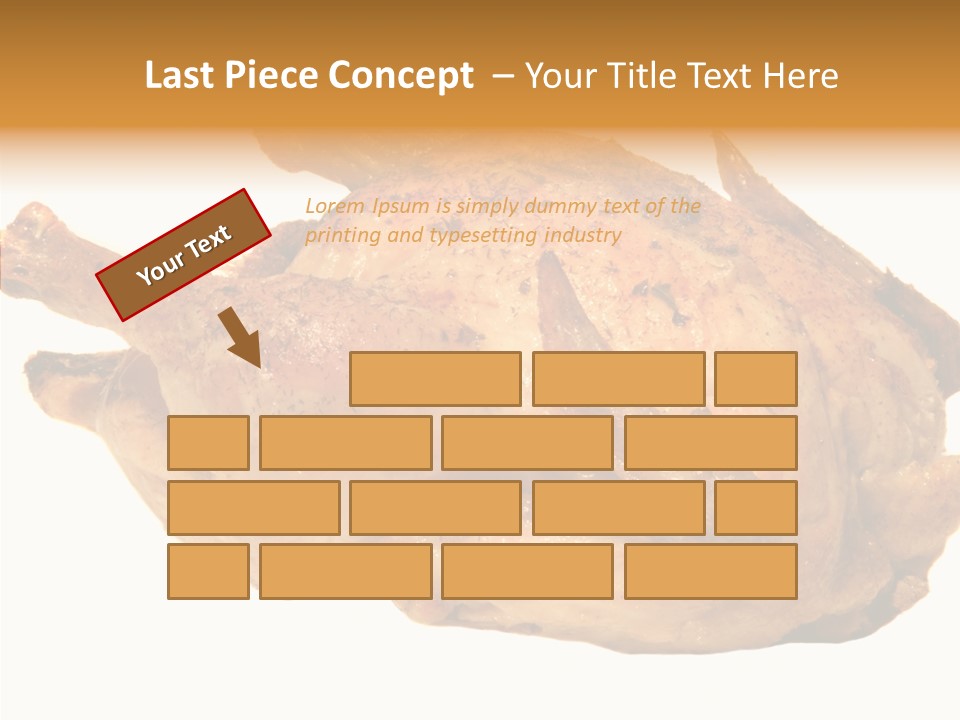 Meat Picnic Isolated PowerPoint Template