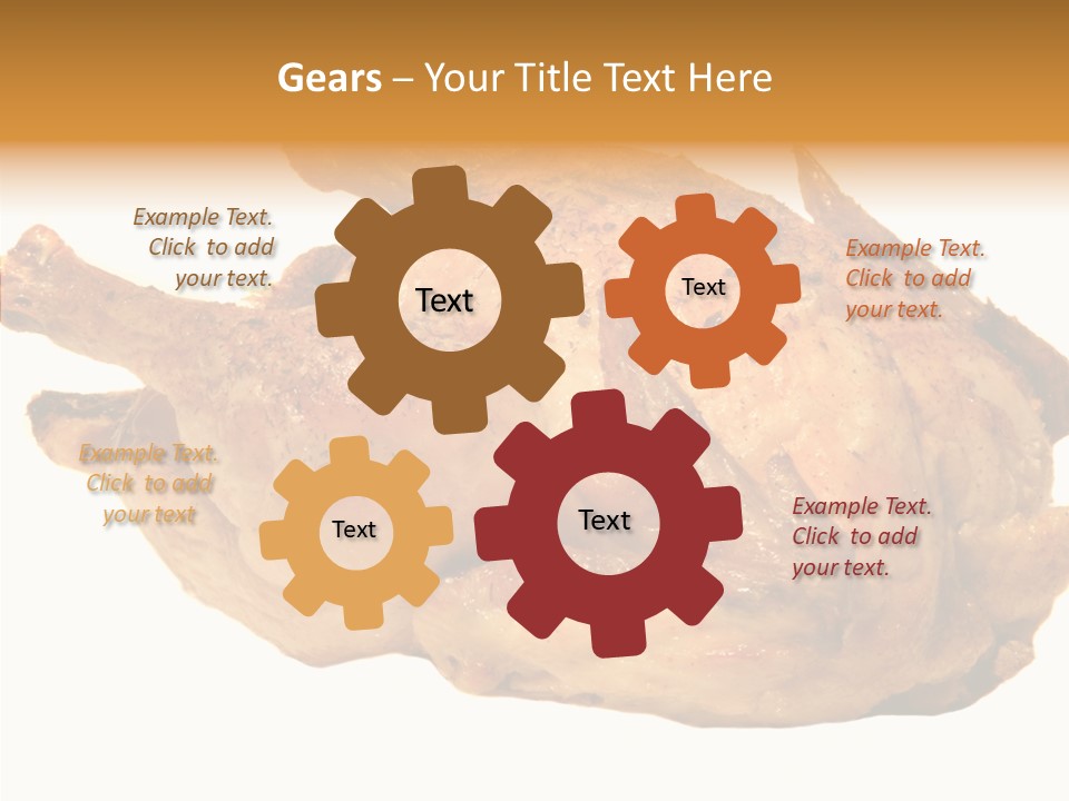 Meat Picnic Isolated PowerPoint Template