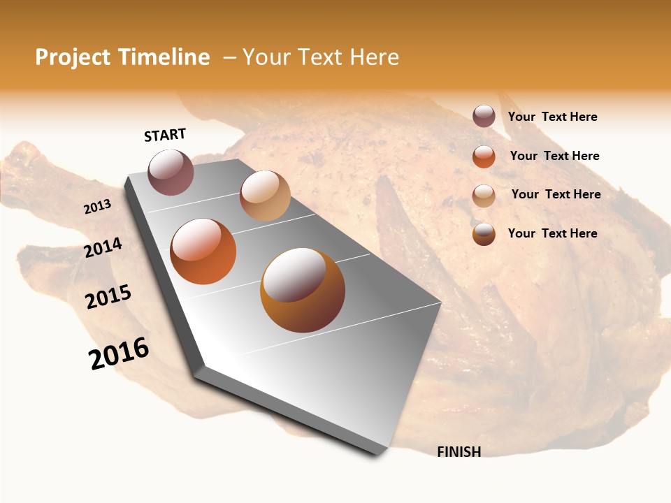 Meat Picnic Isolated PowerPoint Template