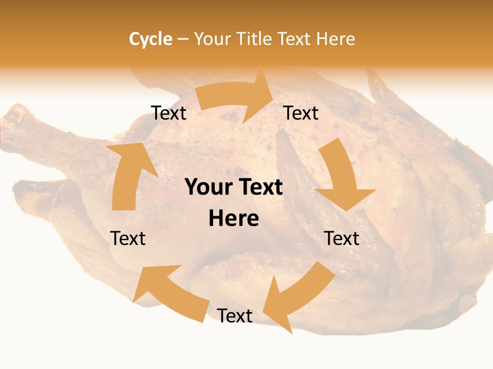 Meat Picnic Isolated PowerPoint Template