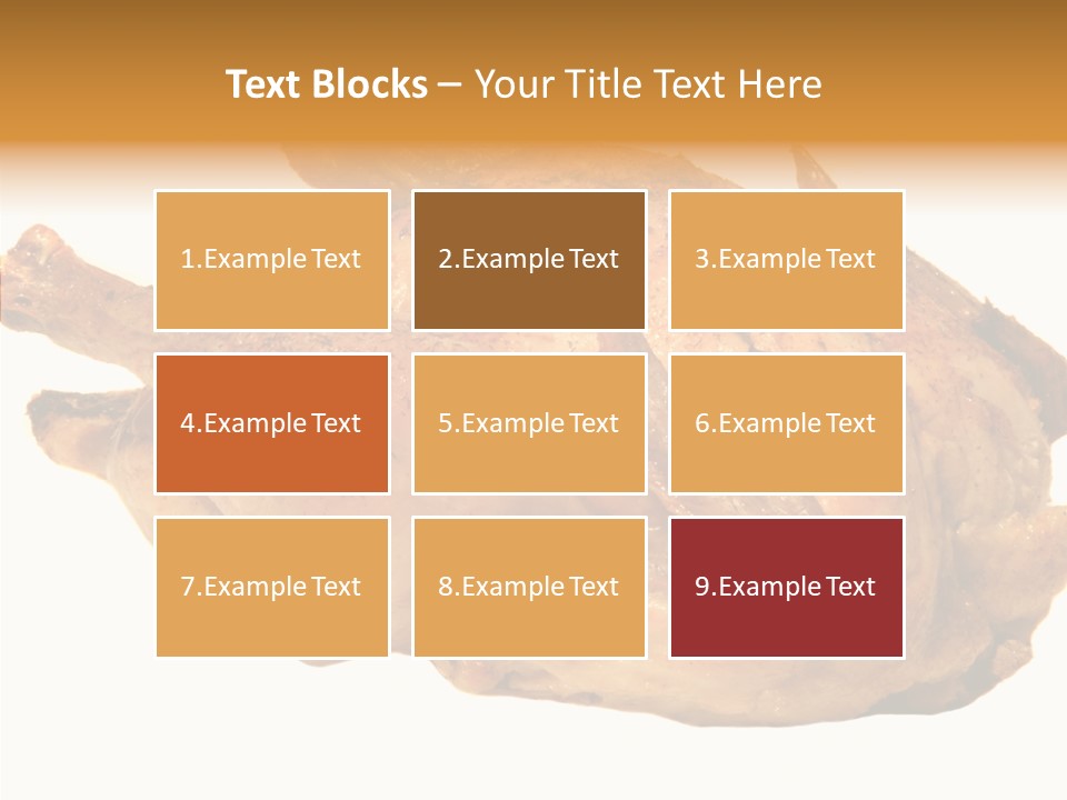 Meat Picnic Isolated PowerPoint Template