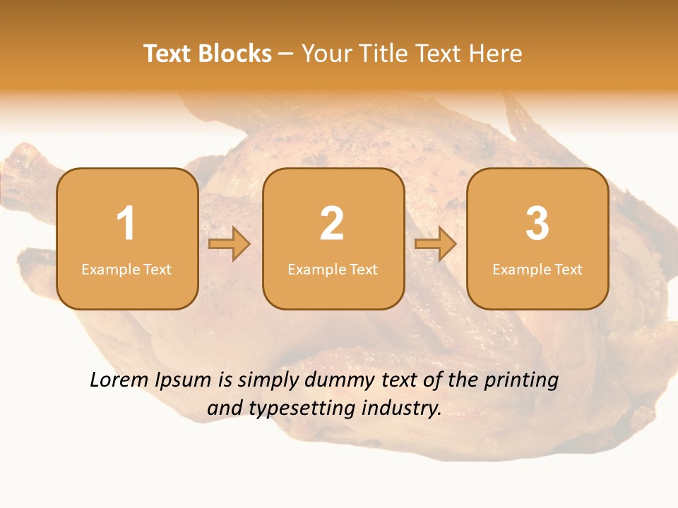 Meat Picnic Isolated PowerPoint Template