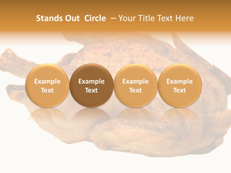 Meat Picnic Isolated PowerPoint Template