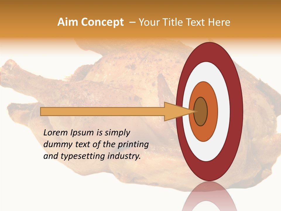 Meat Picnic Isolated PowerPoint Template