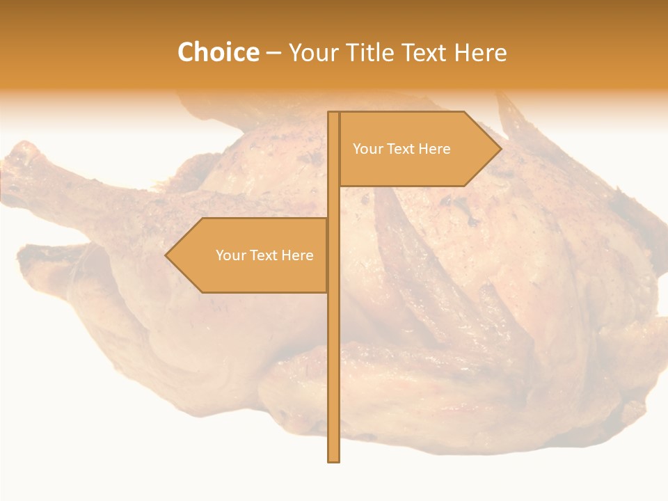 Meat Picnic Isolated PowerPoint Template