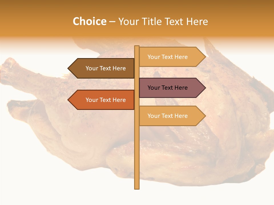 Meat Picnic Isolated PowerPoint Template