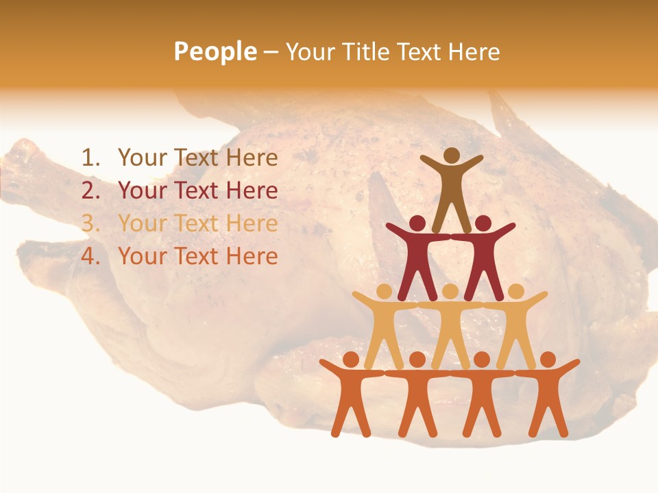 Meat Picnic Isolated PowerPoint Template