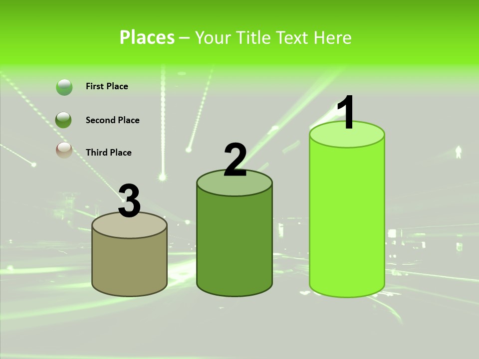 Wallpaper Night Technology PowerPoint Template