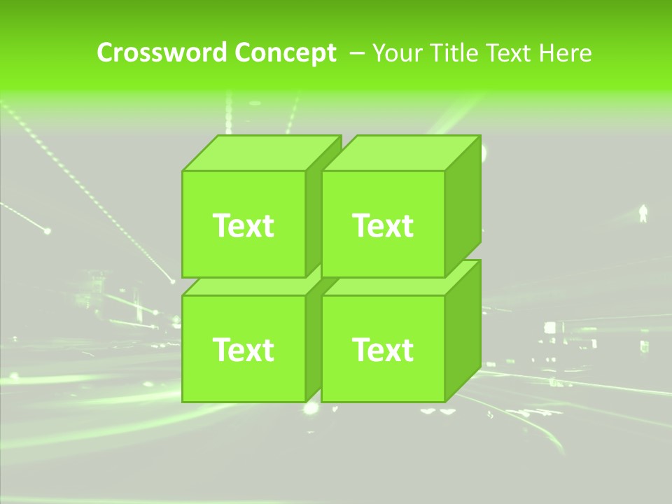 Wallpaper Night Technology PowerPoint Template