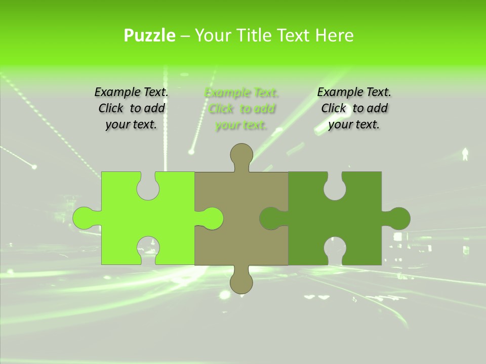 Wallpaper Night Technology PowerPoint Template