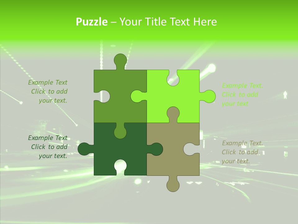 Wallpaper Night Technology PowerPoint Template