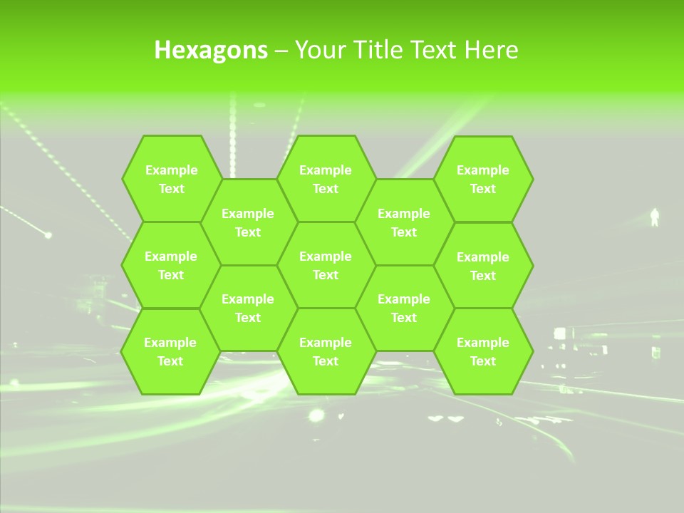 Wallpaper Night Technology PowerPoint Template