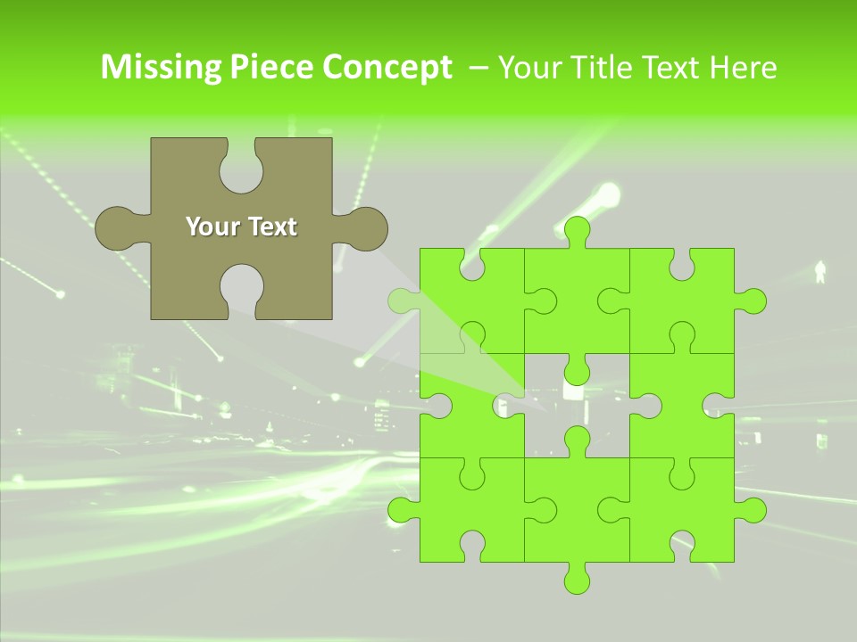 Wallpaper Night Technology PowerPoint Template