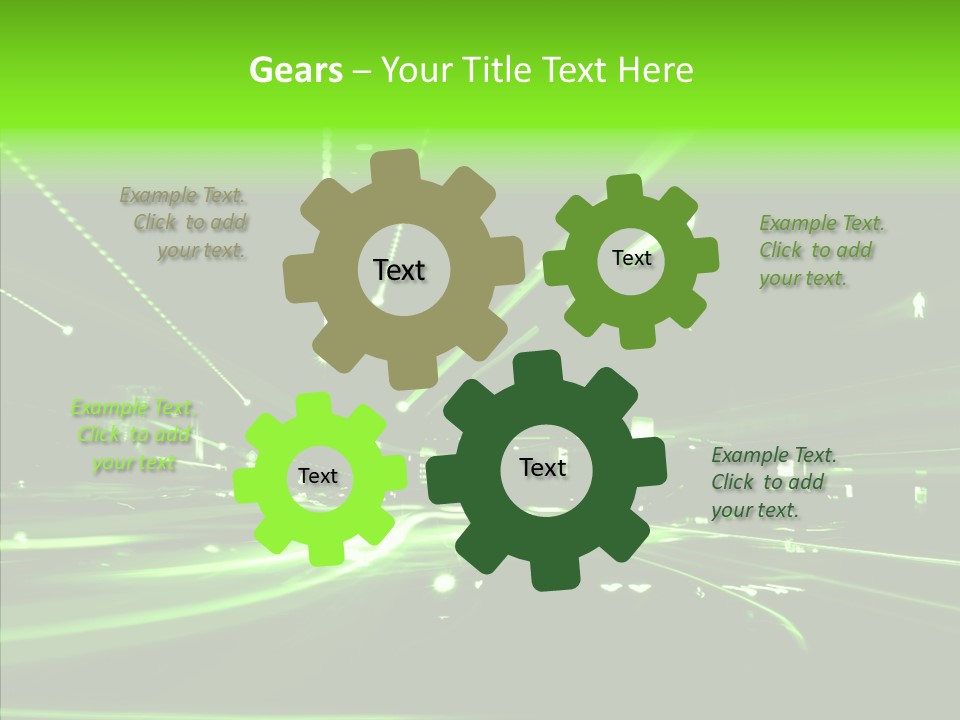 Wallpaper Night Technology PowerPoint Template