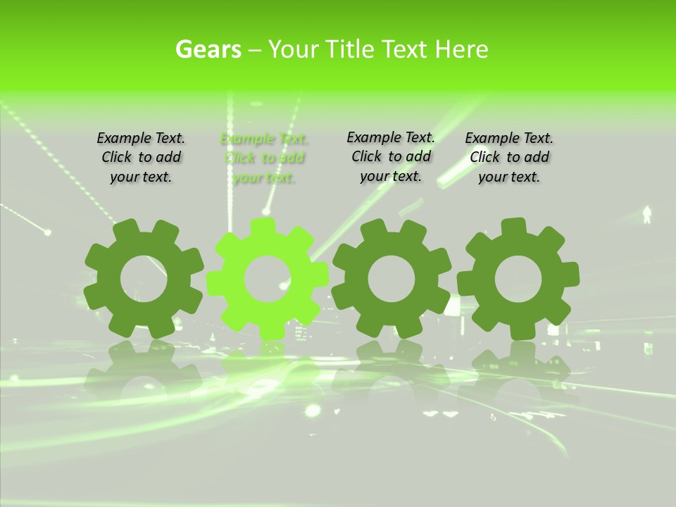 Wallpaper Night Technology PowerPoint Template