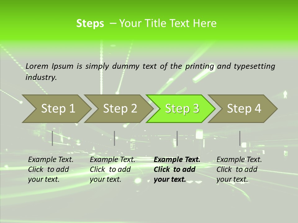 Wallpaper Night Technology PowerPoint Template