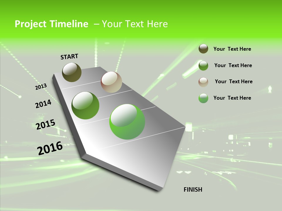 Wallpaper Night Technology PowerPoint Template