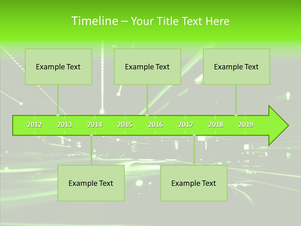 Wallpaper Night Technology PowerPoint Template