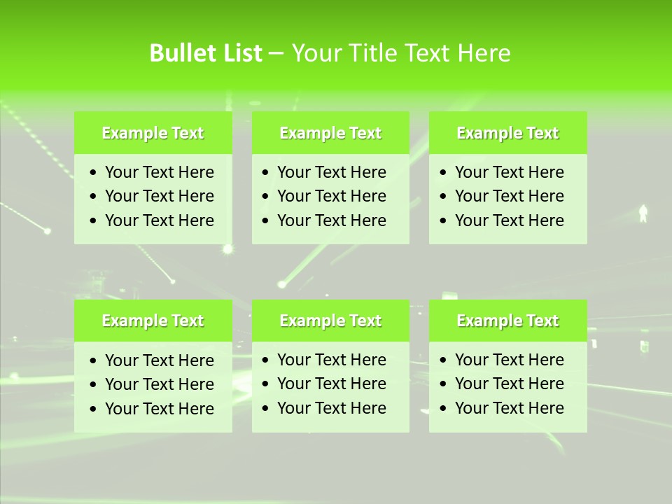 Wallpaper Night Technology PowerPoint Template