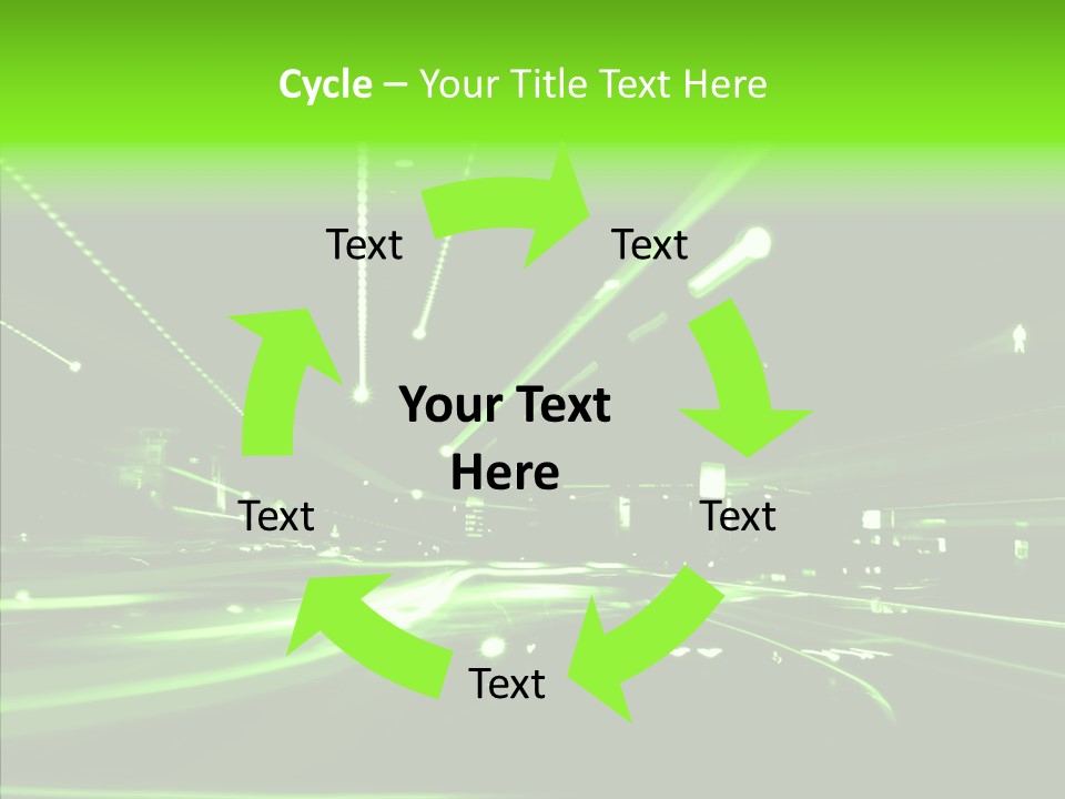 Wallpaper Night Technology PowerPoint Template