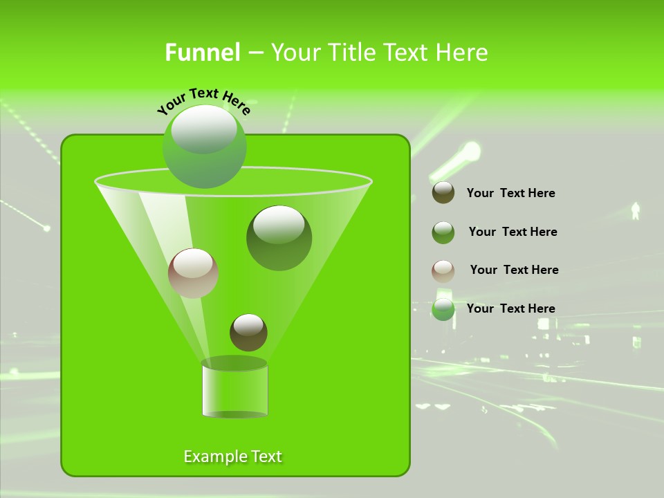Wallpaper Night Technology PowerPoint Template