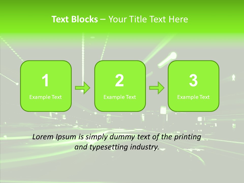 Wallpaper Night Technology PowerPoint Template