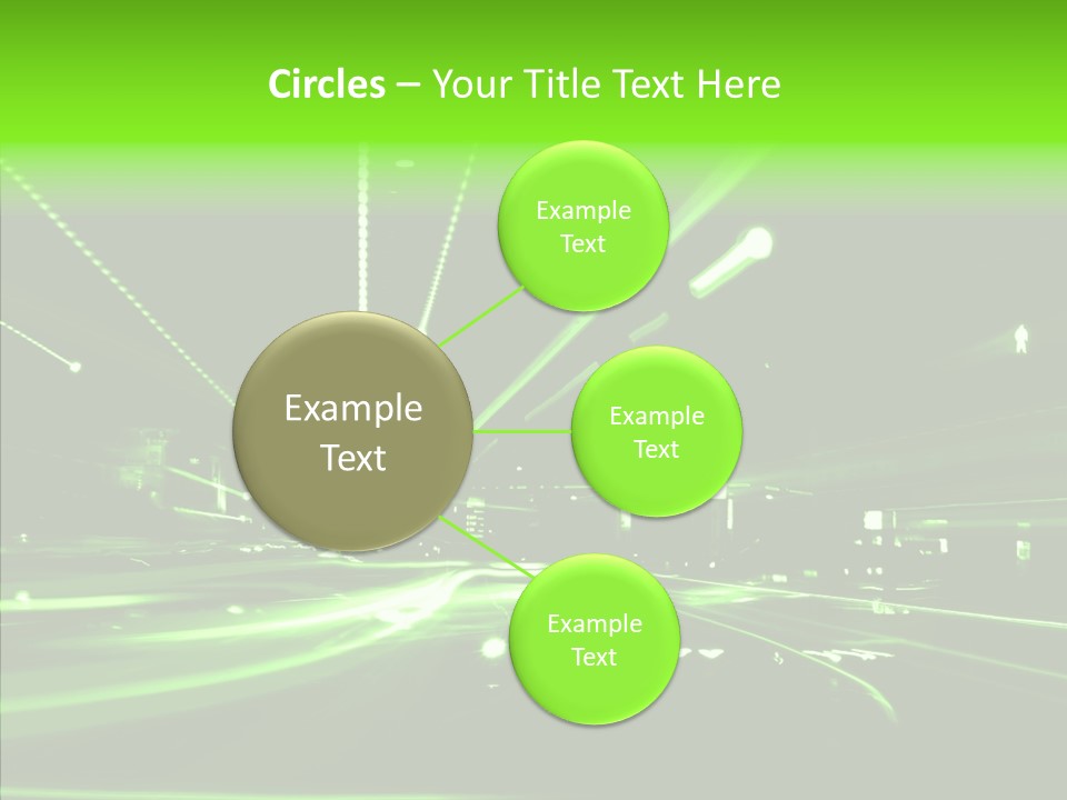 Wallpaper Night Technology PowerPoint Template