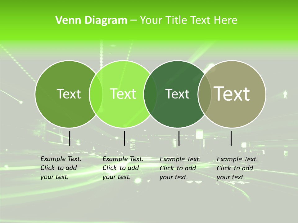 Wallpaper Night Technology PowerPoint Template