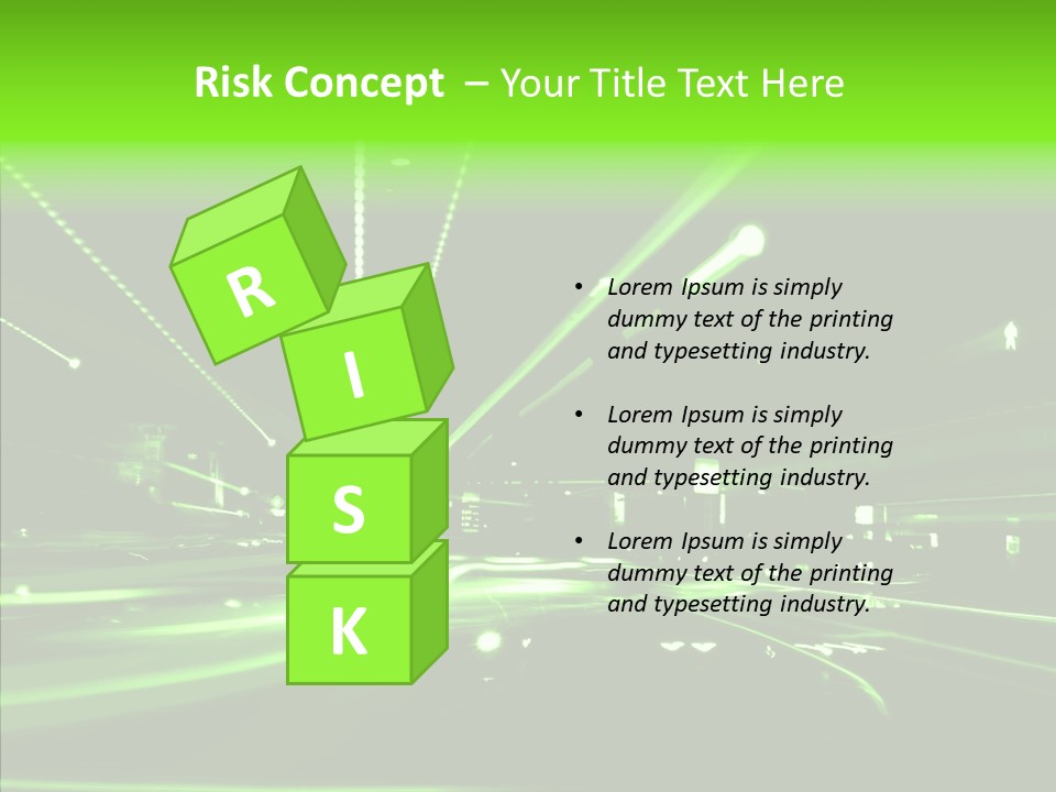 Wallpaper Night Technology PowerPoint Template