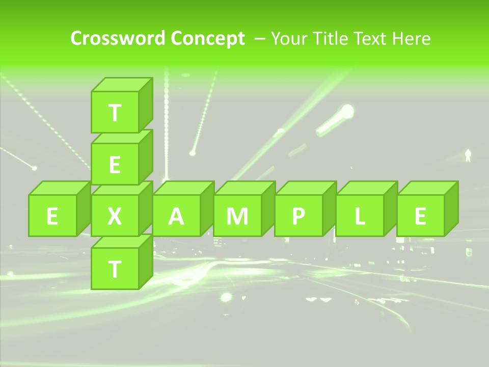 Wallpaper Night Technology PowerPoint Template