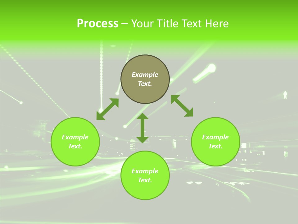 Wallpaper Night Technology PowerPoint Template
