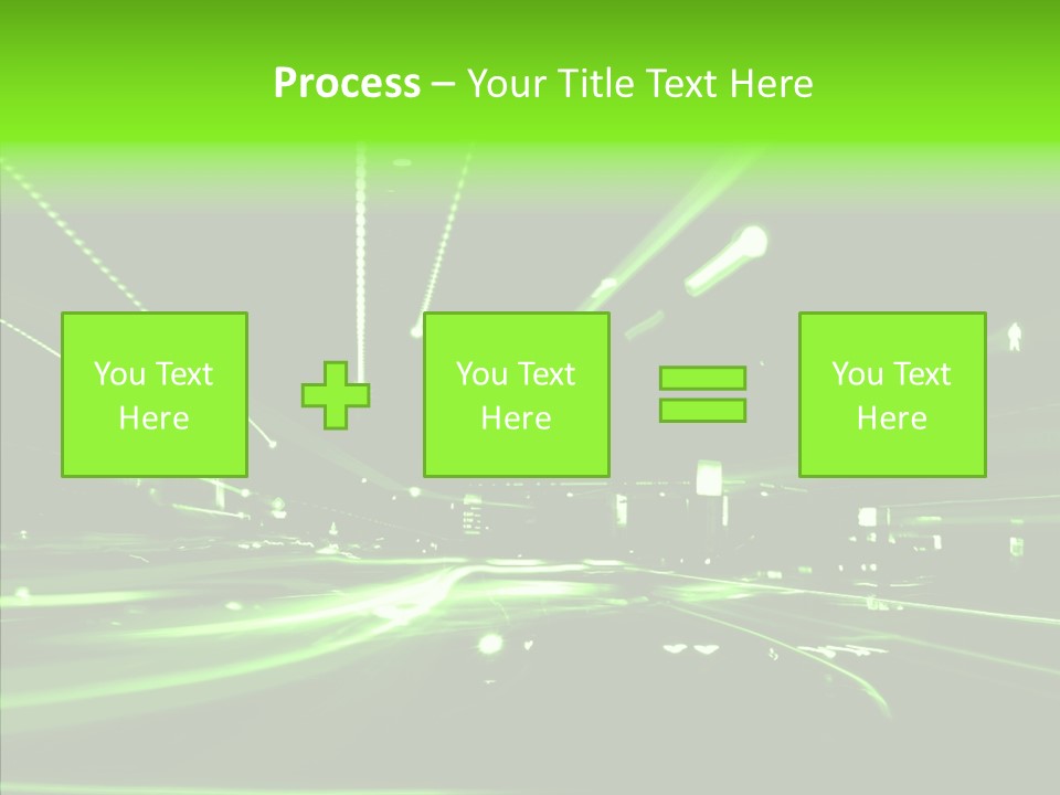 Wallpaper Night Technology PowerPoint Template