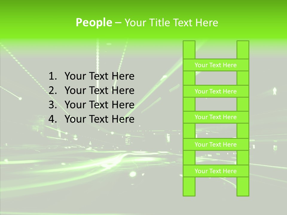 Wallpaper Night Technology PowerPoint Template