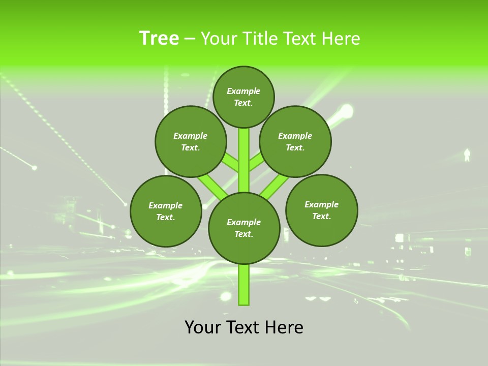 Wallpaper Night Technology PowerPoint Template