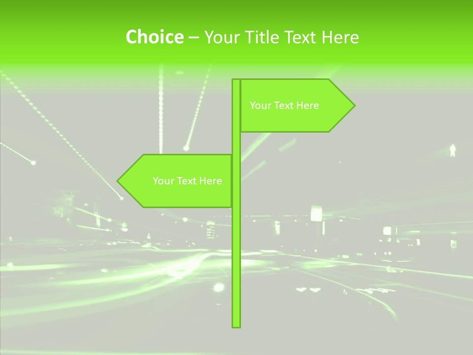 Wallpaper Night Technology PowerPoint Template