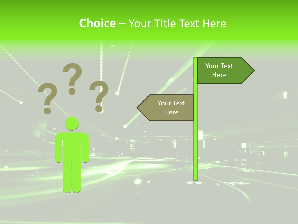 Wallpaper Night Technology PowerPoint Template