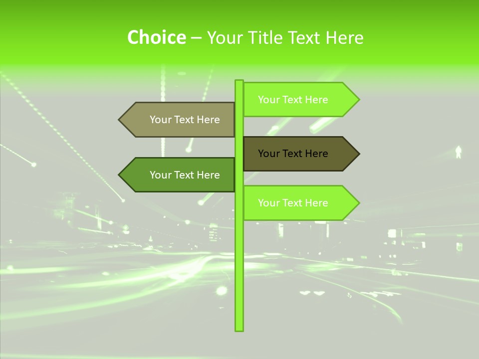 Wallpaper Night Technology PowerPoint Template